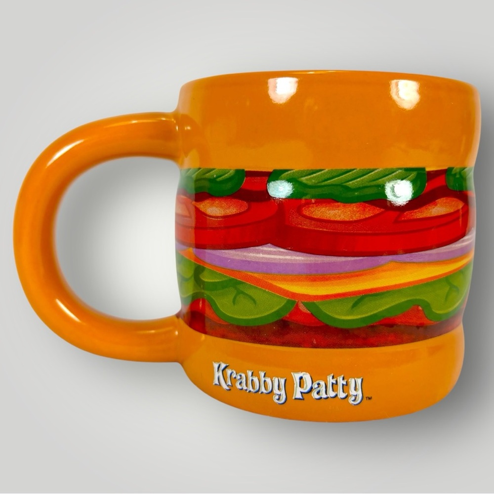 SpongeBob Krabby Patty 12 oz Coffee Mug Cup 2021 Frankford Candy Nickelodeon